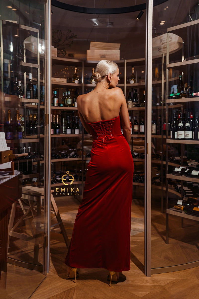 Giselle velvet maxi dress - Image 6