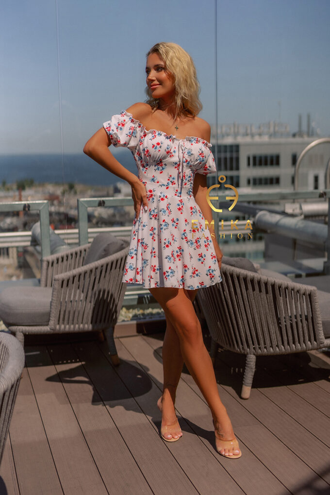 Floral Off-Shoulder Dress