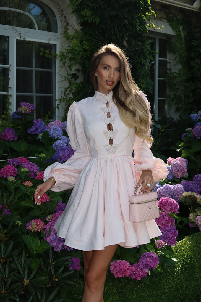 Summer Dress Butterfly in Italian Linen
