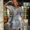 Lavender floral print