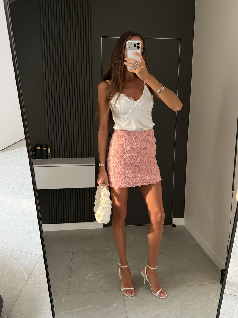 Jardin Blanche Mini Skirt — изображение 4