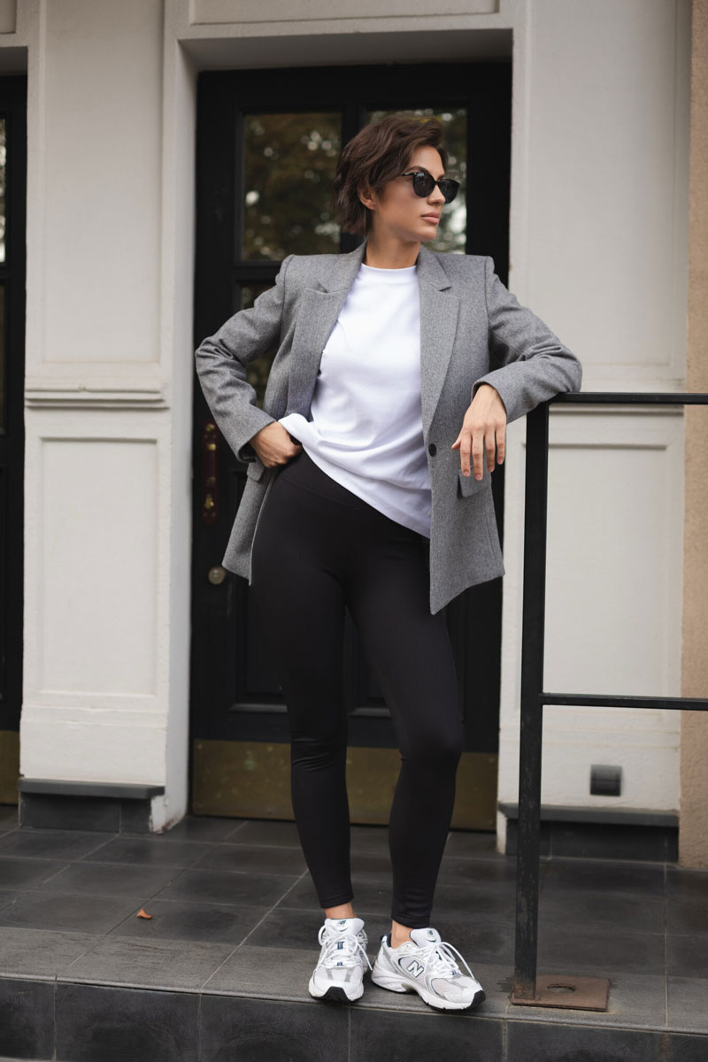 Leggings with Shaping Effect and Fleece Lining — изображение 5