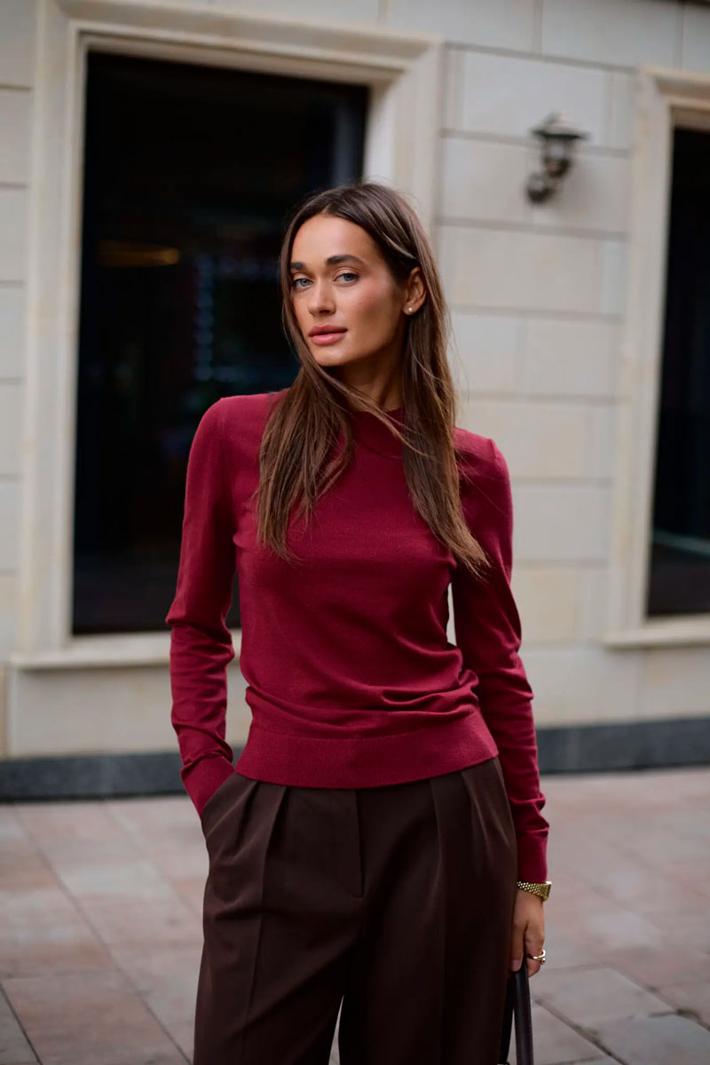 Basic knitted long sleeve