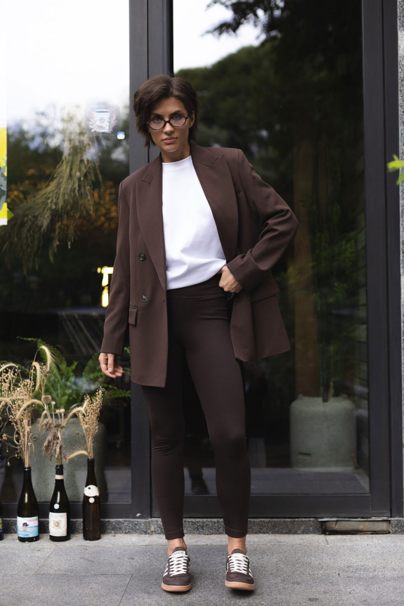 Leggings with Shaping Effect and Fleece Lining — изображение 2