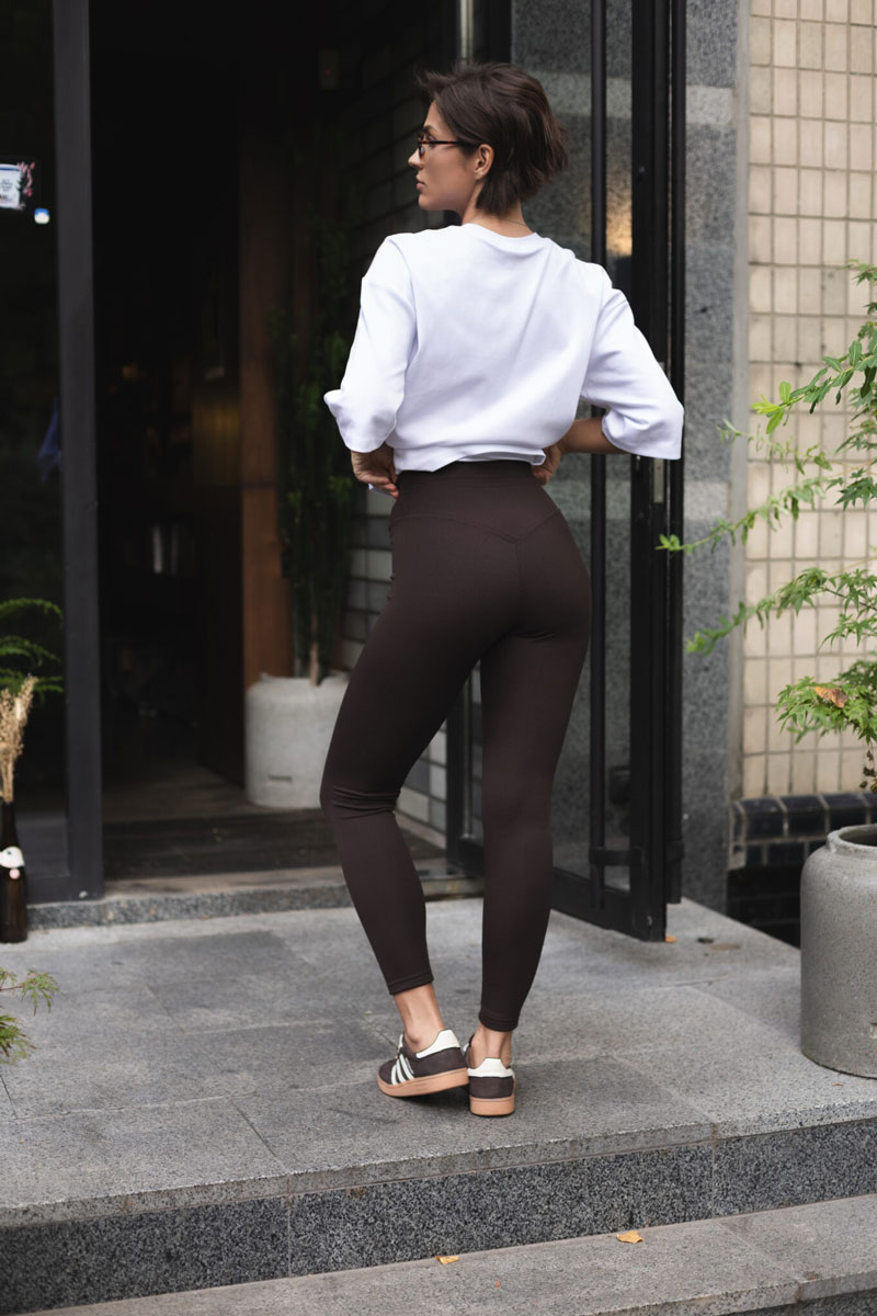 Leggings with Shaping Effect and Fleece Lining — изображение 3