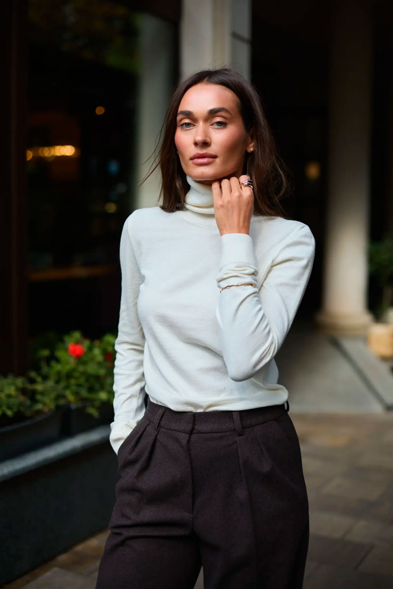 Basic knitted turtleneck