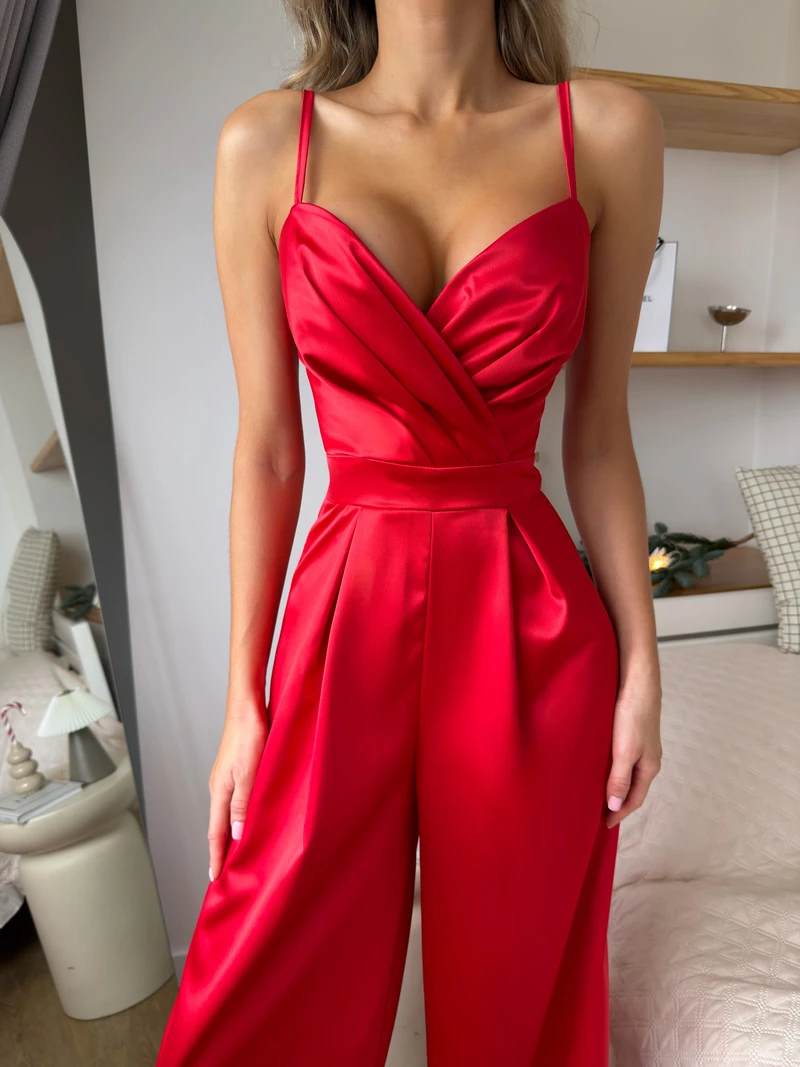 Grace Satin Jumpsuit - Image 2