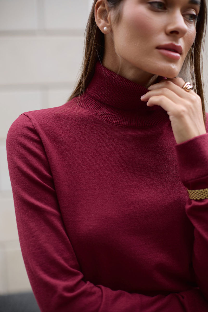 Basic knitted turtleneck - Image 7