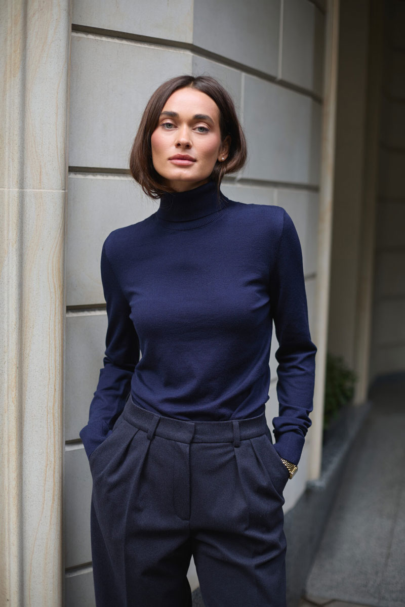 Basic knitted turtleneck - Image 11