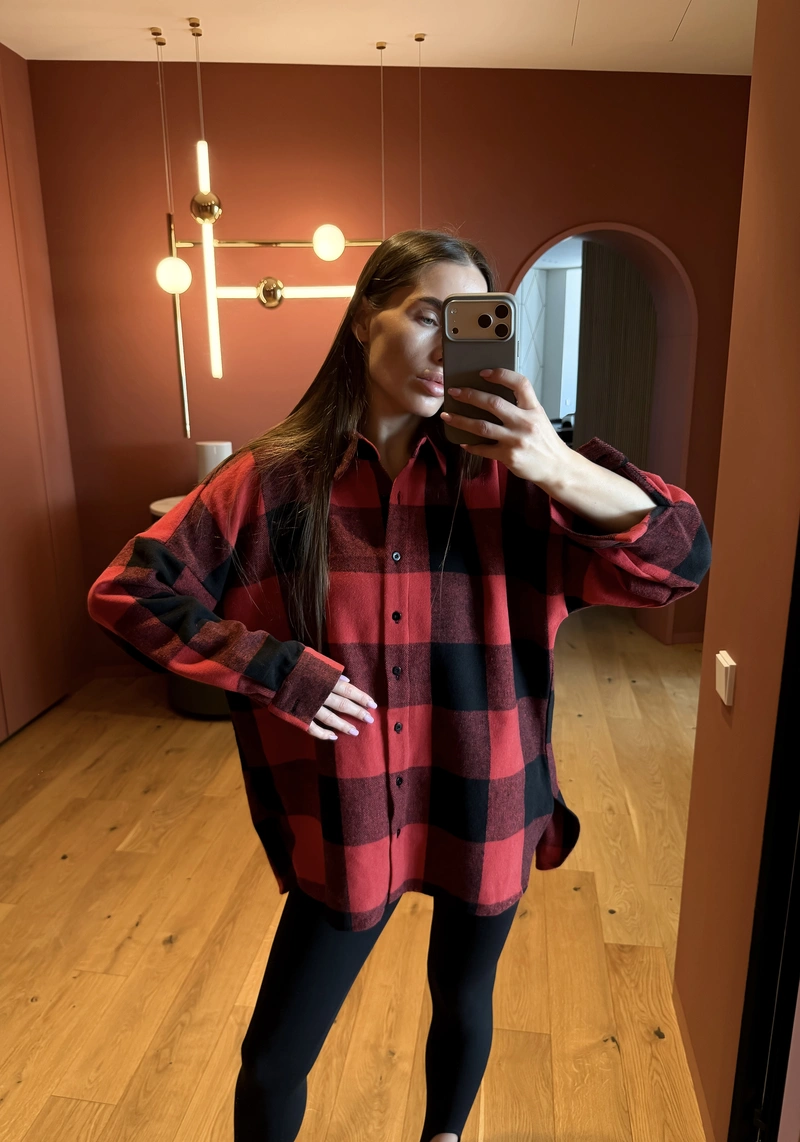 Warm Plaid Shirt - Image 3