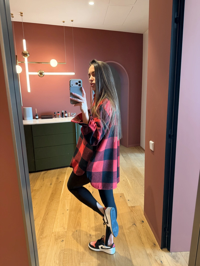 Warm Plaid Shirt - Image 7