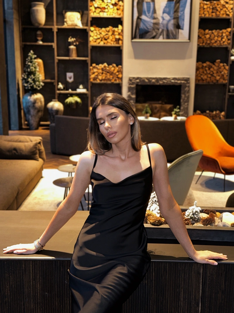 Livia Slip Dress - Image 2