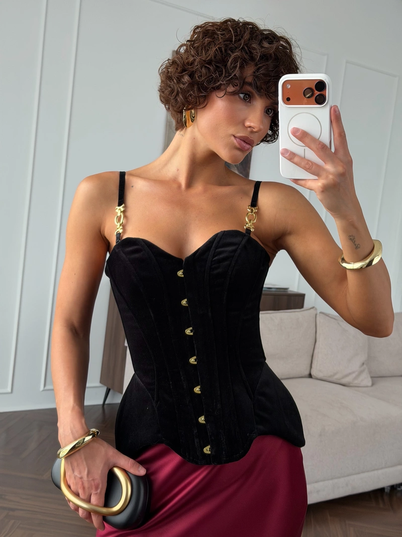 CINÉRA Velvet Corset