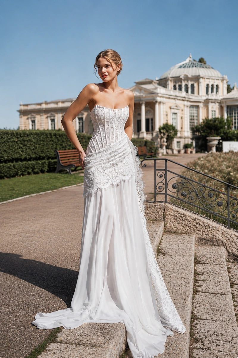 Clarisse Lace Bridal Gown