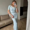 Blue with white