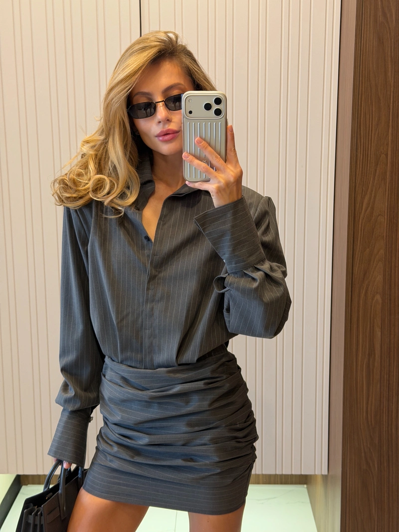 Seline Shirt Dress - Image 3