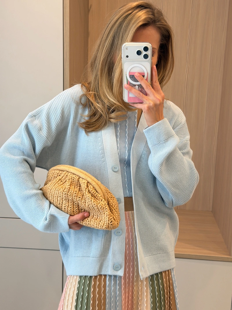 Cotton button-up cardigan — изображение 3