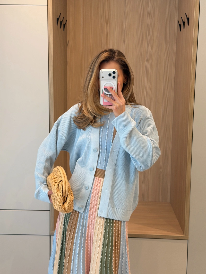 Cotton button-up cardigan — изображение 2