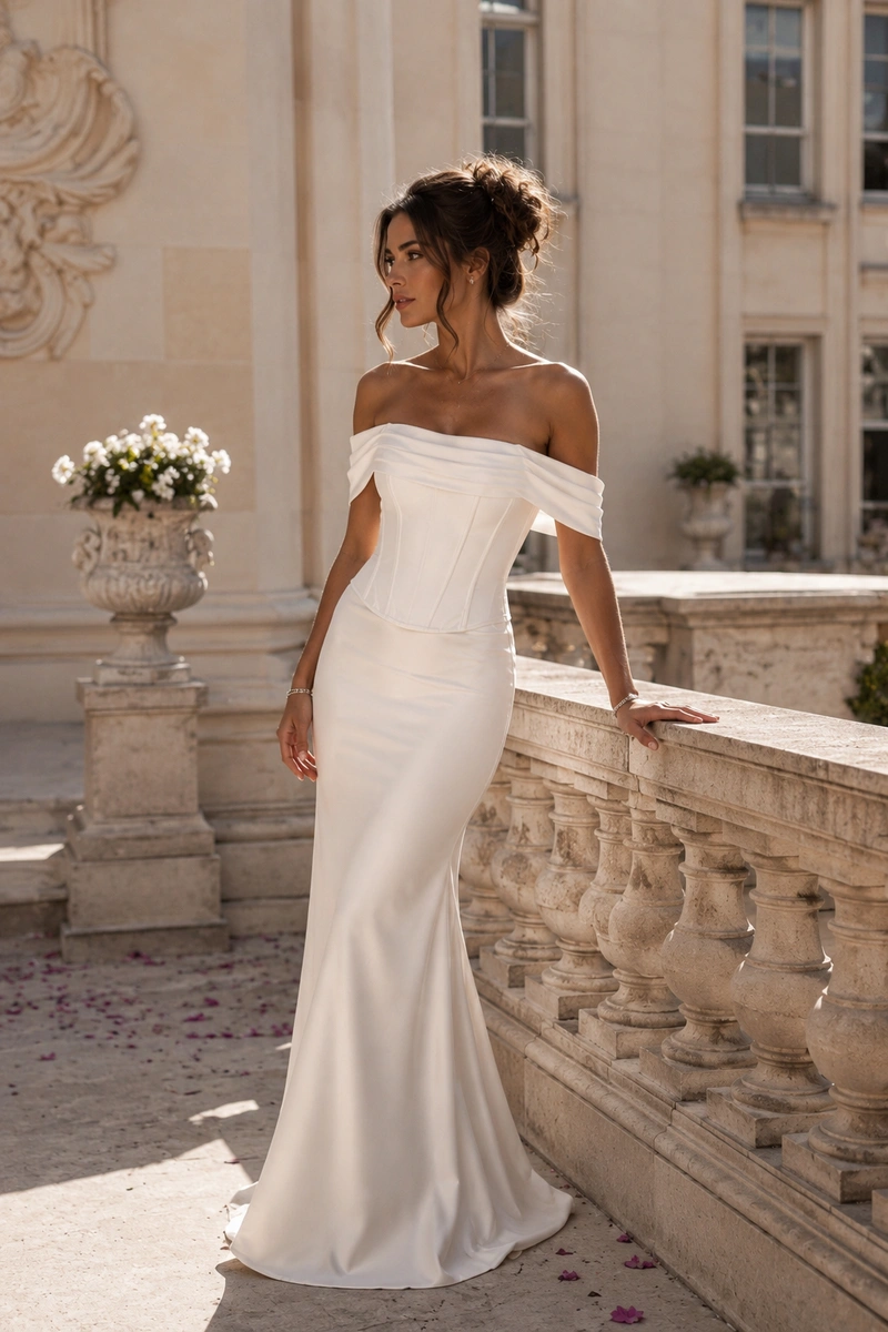 Monica Bridal Maxi Skirt with a Train — изображение 2