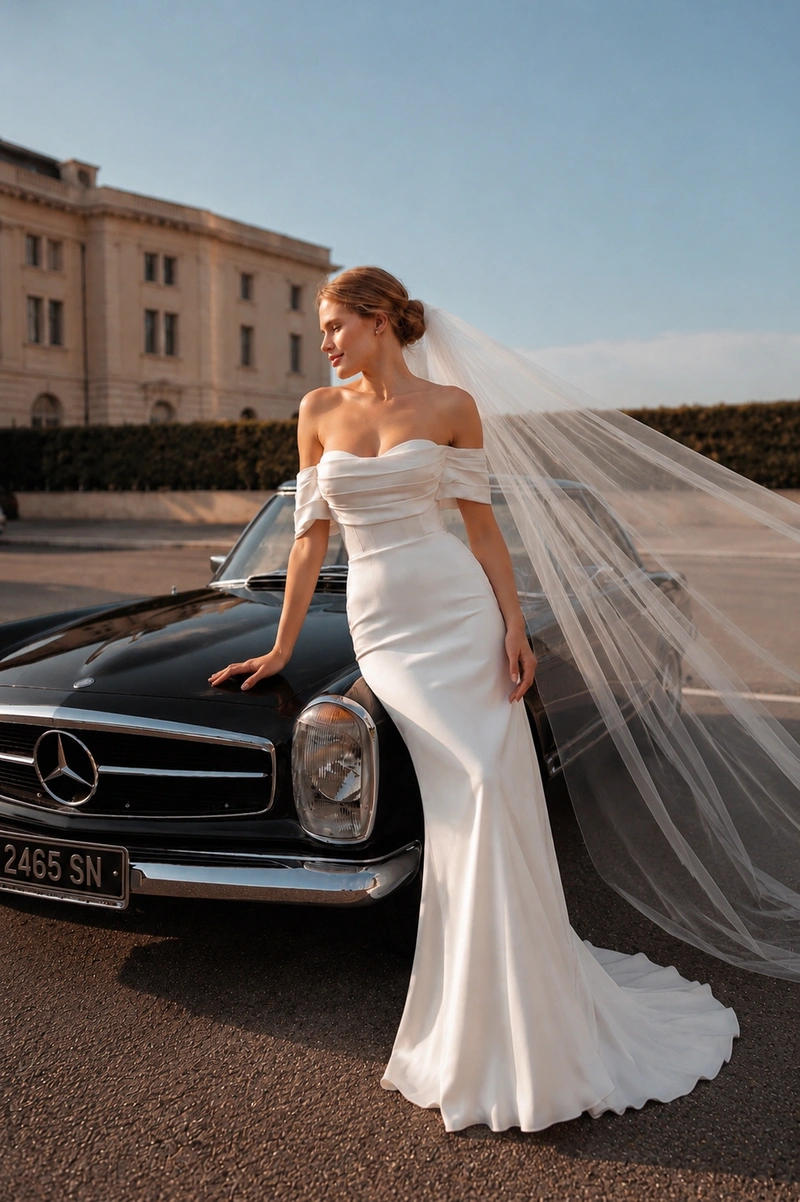 Lumière Éternelle Maxi Dress with Train — изображение 2