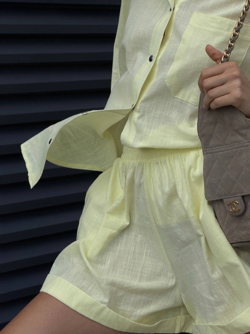 Linen Set with shorts - Image 7