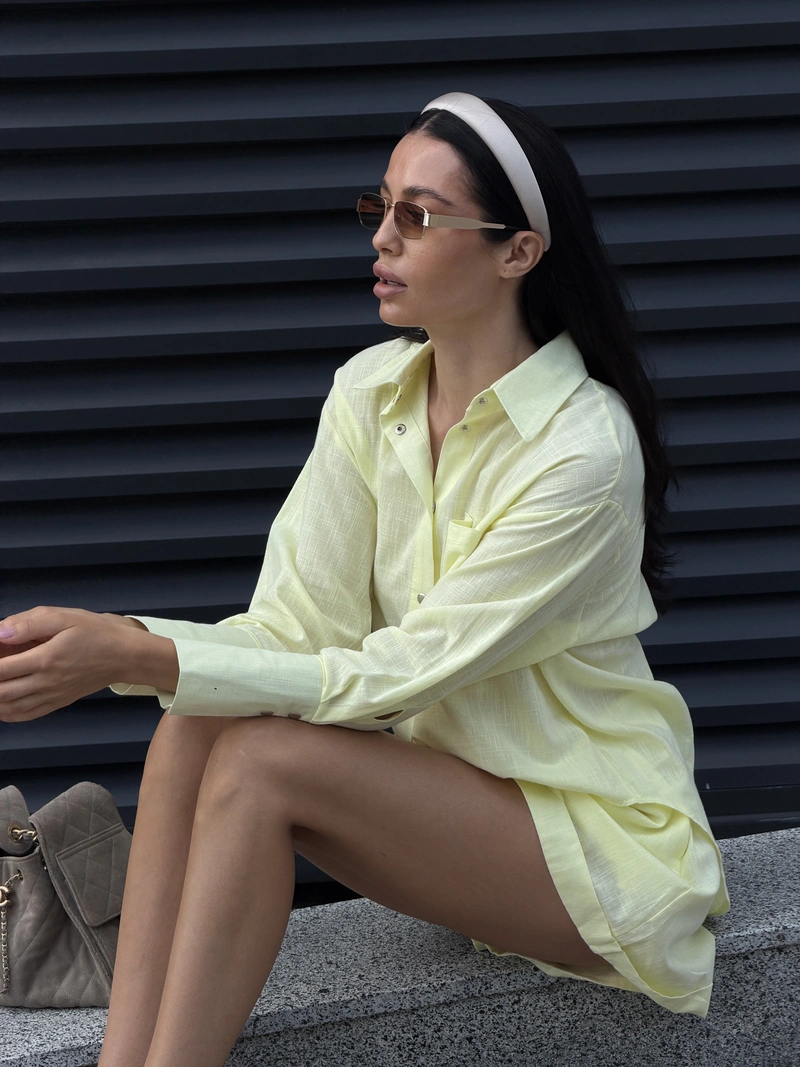 Linen Set with shorts - Image 5