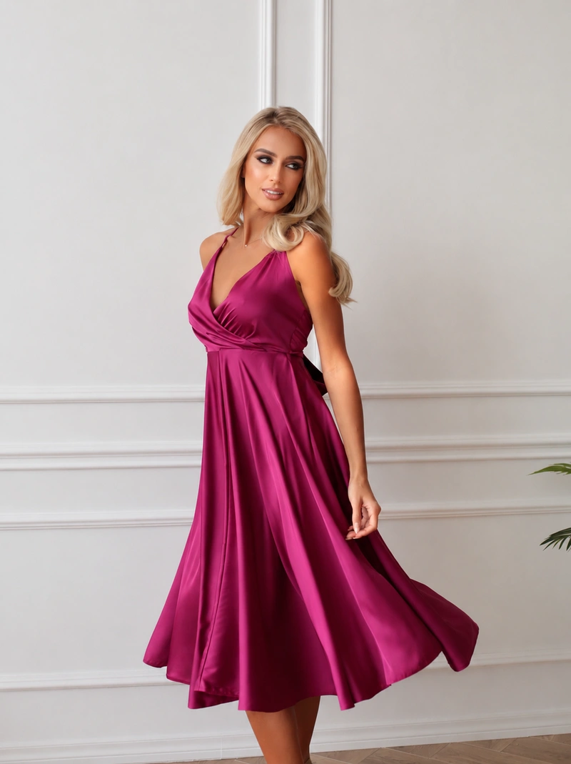 Serena Dress with a Bow - Image 6