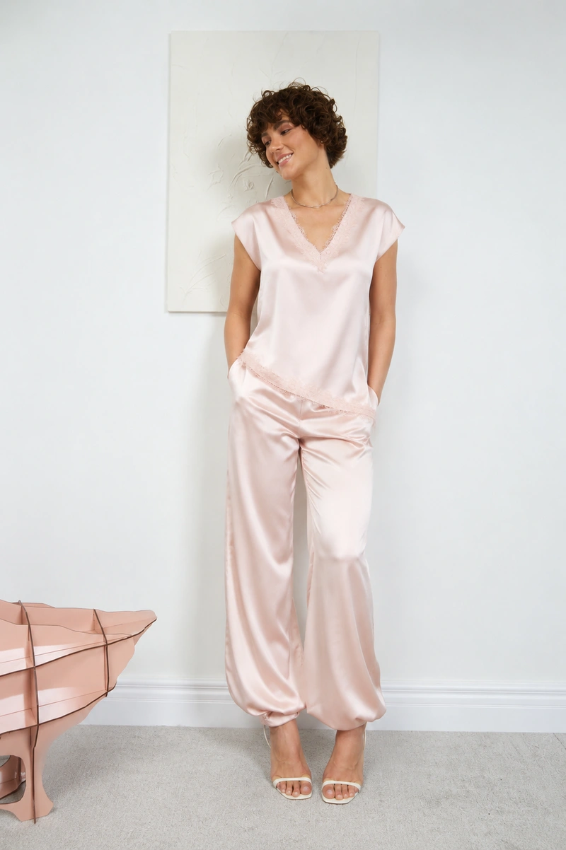 Satin Aladdin Trousers - Image 21
