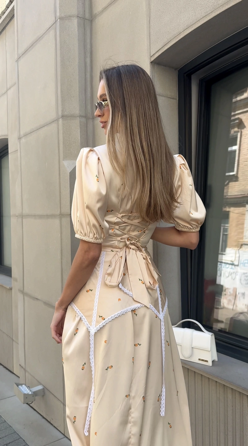 Monique Peplum Dress - Image 5