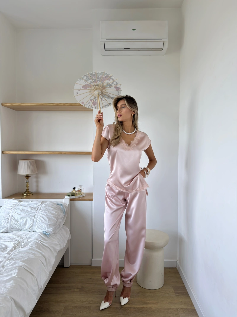 Satin Aladdin Trousers - Image 16