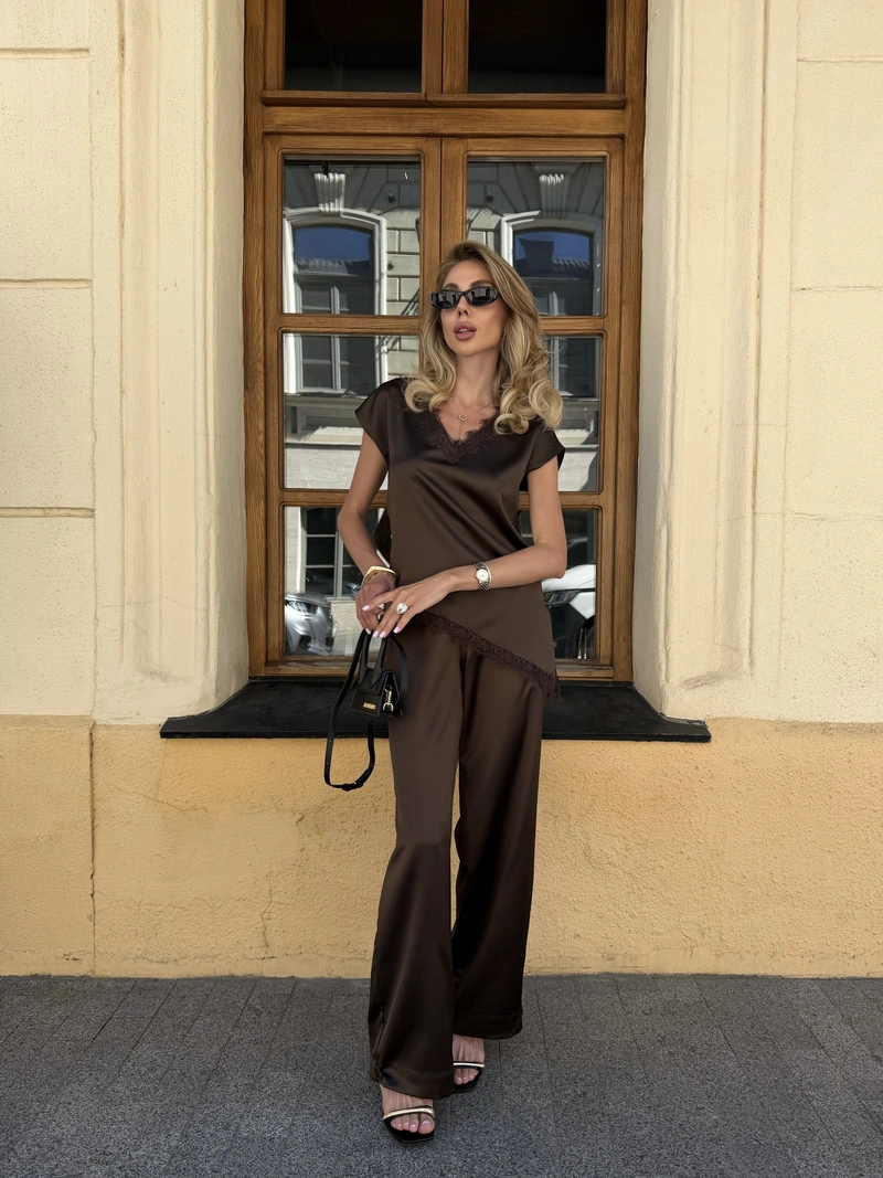 Satin Aladdin Trousers - Image 3