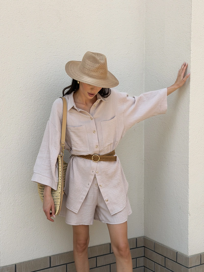 Muslin Set with Shorts - Image 10